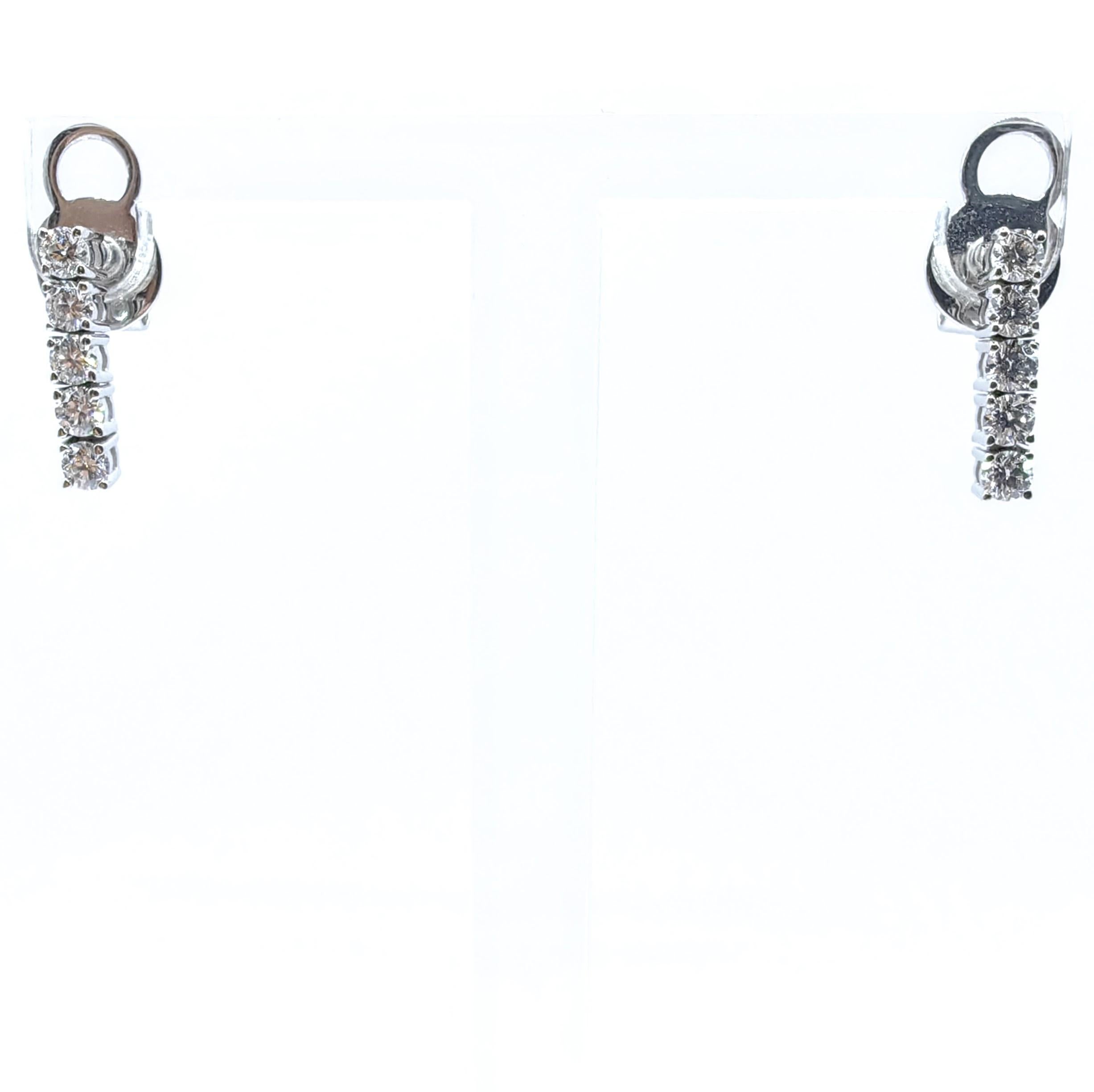 Customizable Round Brilliant Cut Linear Diamond D… - image 2