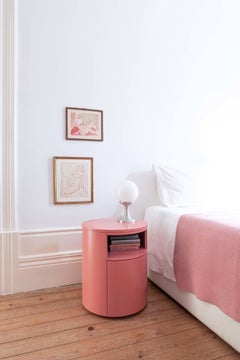 Customizable Schonbuch Conga Circular cabinet with marble top by Thomas Althaus