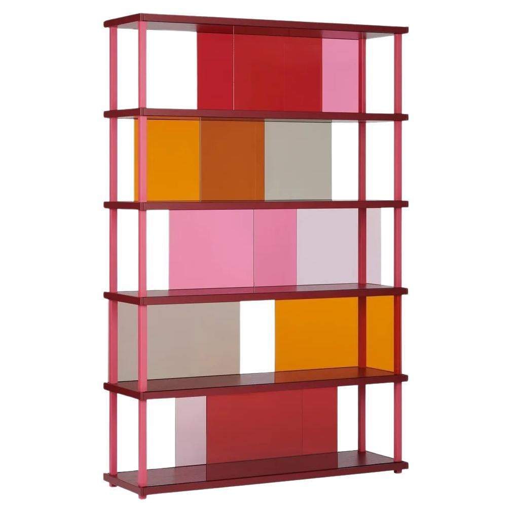 Anpassbares Schonbuch-Regal aus Massivholz und Glaskerzen von Leandra Eibl