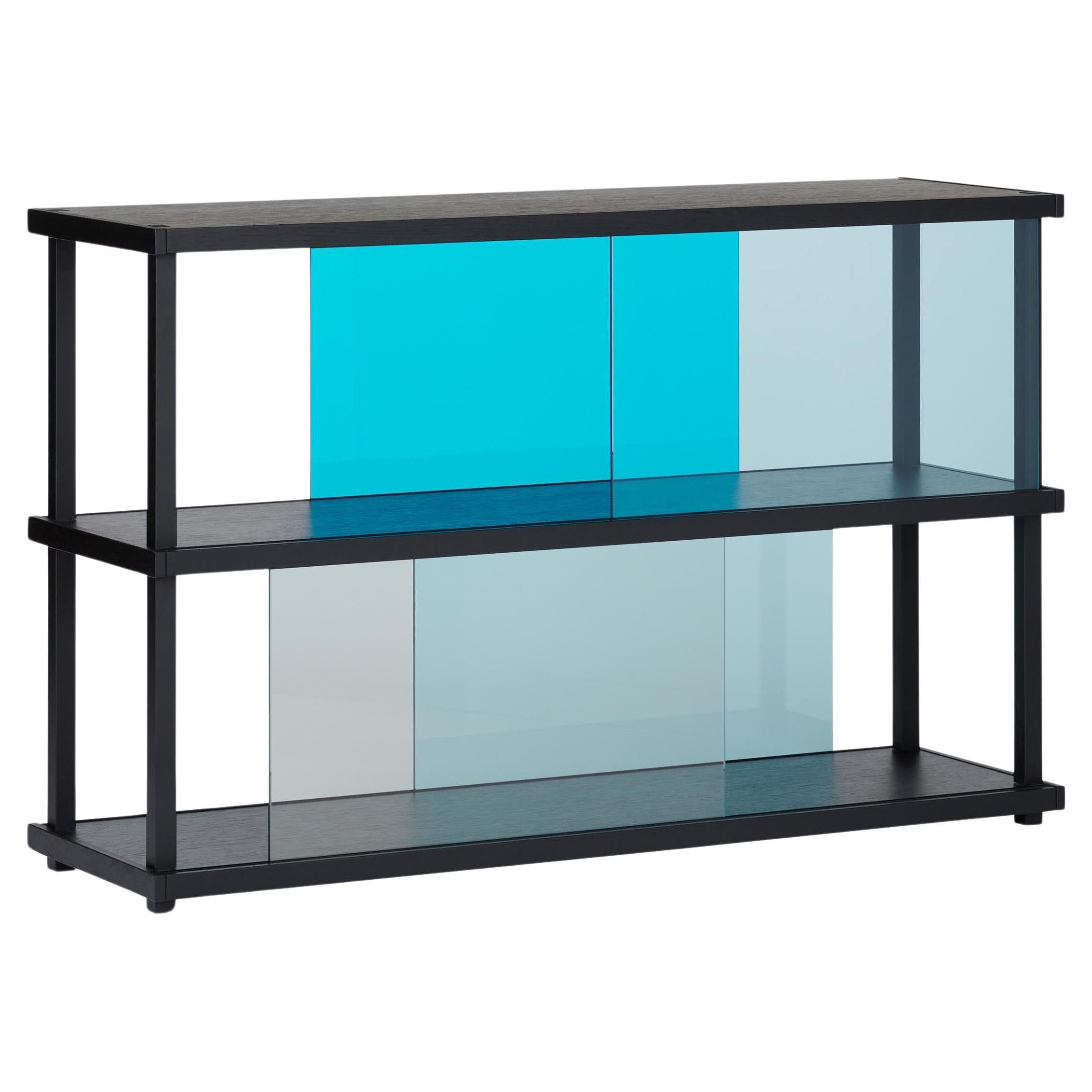 Anpassbares Schonbuch-Regal aus Massivholz und Glaskerzen von Leandra Eibl
