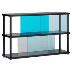 Anpassbares Schonbuch-Regal aus Massivholz und Glaskerzen von Leandra Eibl