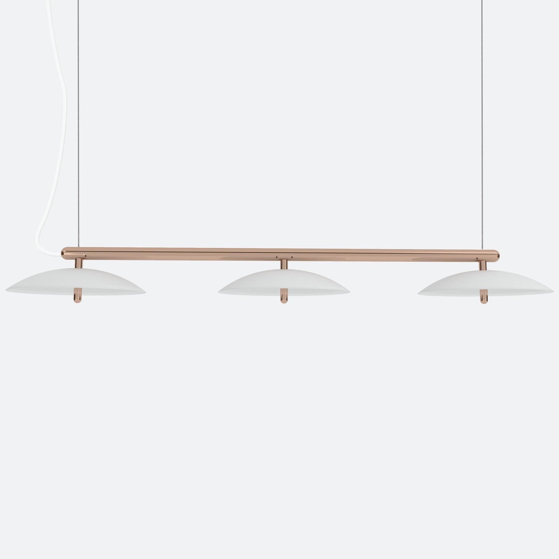 Signal Linear Pendant, by Souda, Medium, Brass, Made to Order For Sale 4