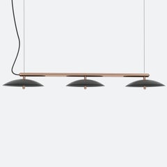 Signal Linear Pendant, Souda, Medium, Black & Brass, Made to Order