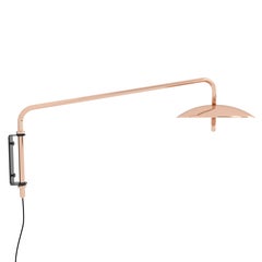 Signal Swing Arm Sconce in Copper, Short, from Souda, Made to Order