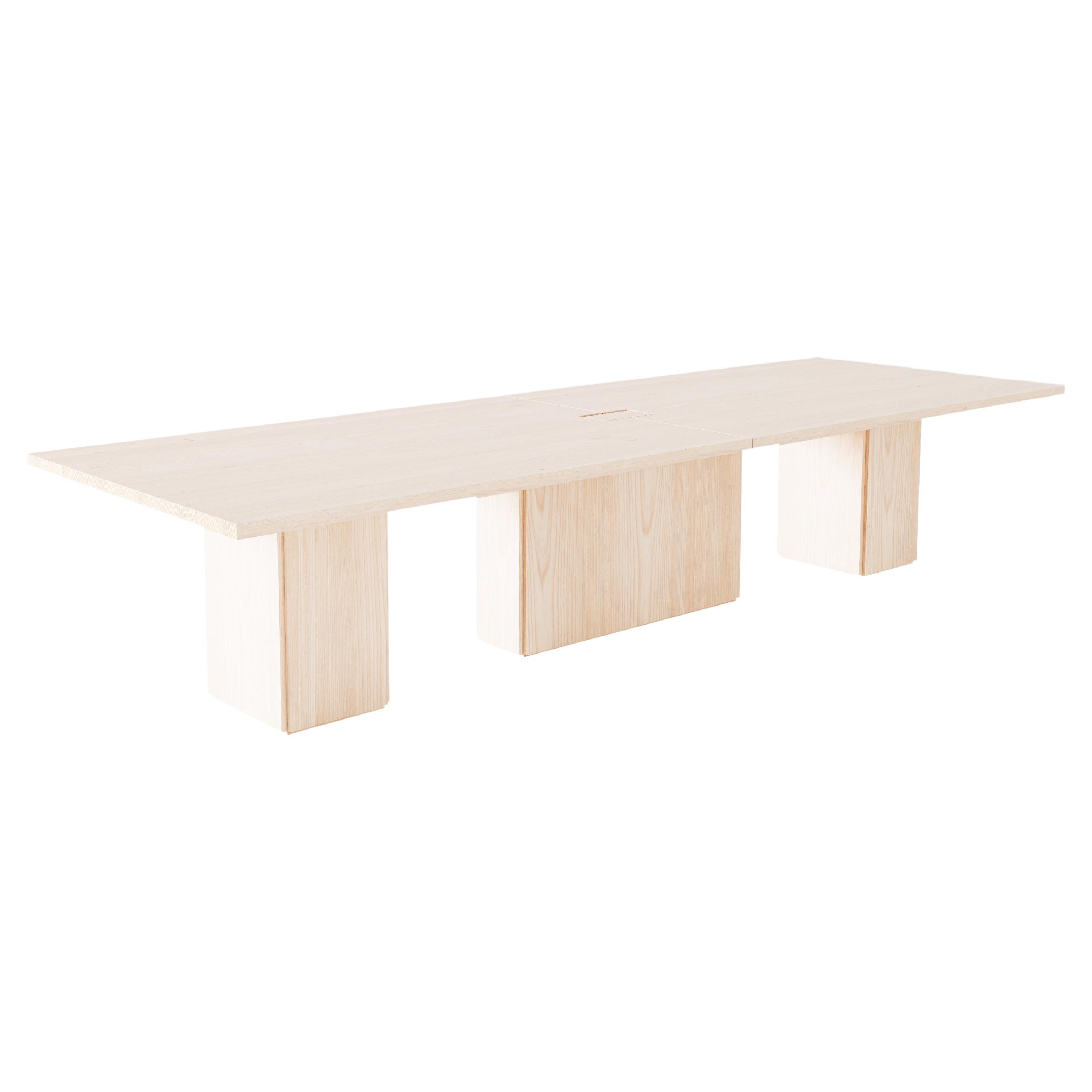 Customizable "Slab" Modern Conference Table For Sale