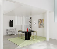 Petite applique murale personnalisable en acier poudré ou plaqué