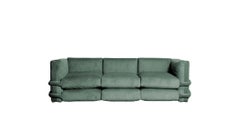 Canapé personnalisable 3 modules 'Pillow' par I Muller Van Severen, Green Corduroy