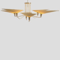 Customizable Spider 200 parchment ceiling light by Diego Mardegan