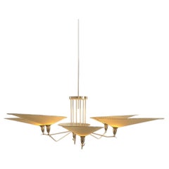 Customizable Spider 200 parchment ceiling light by Diego Mardegan