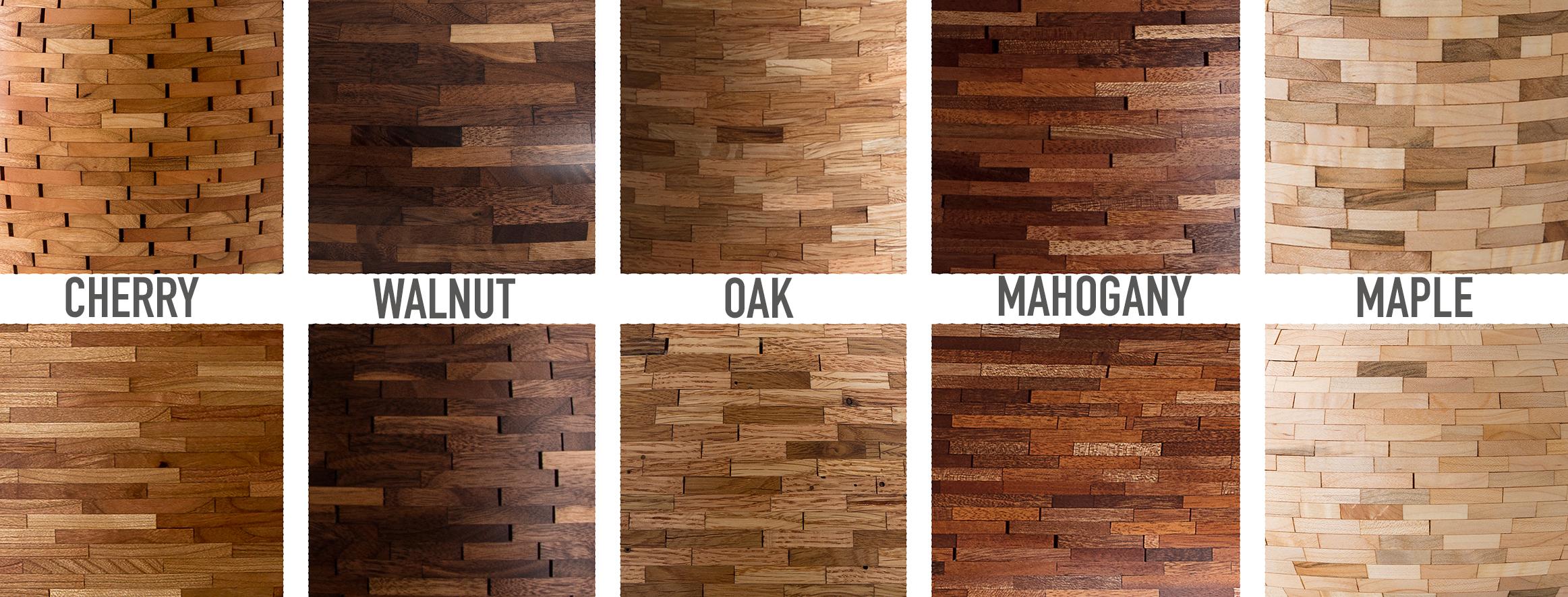 Specchio ovale in legno STACKED personalizzabile, in noce e con profilo a mezza cupola In condizioni Nuovo in vendita a Brooklyn, NY
