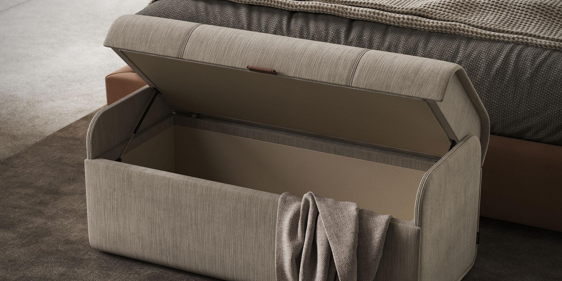 Customizable Storage Bench With Gas Lift Mechanism-Pet Proof For Sale 2