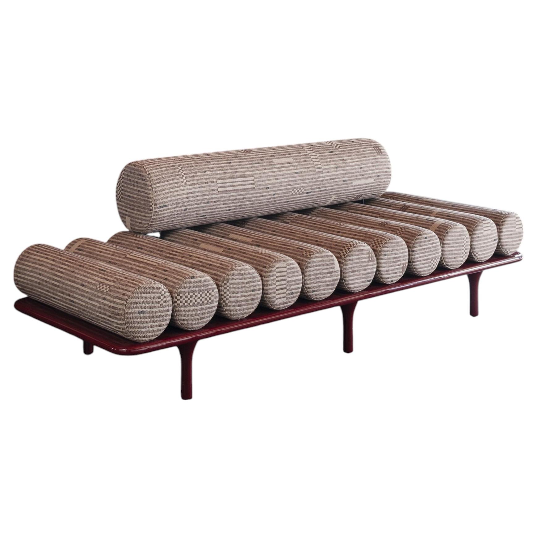 Customizable Tacchini Five to Nine Sofa Daybed with Headrest by Studiopepe For Sale