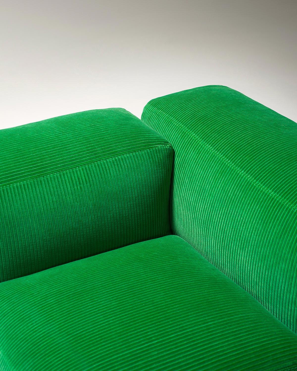 Modulares Tacchini Le Mura-Sofa, anpassbar, entworfen von Mario Bellini im Angebot 12