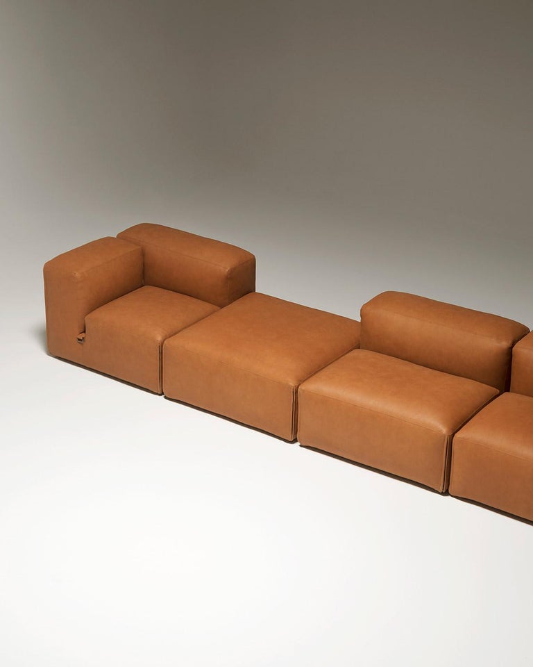 Customizable Tacchini Le Mura Modular Sofa Designed by  Mario Bellini For Sale 3