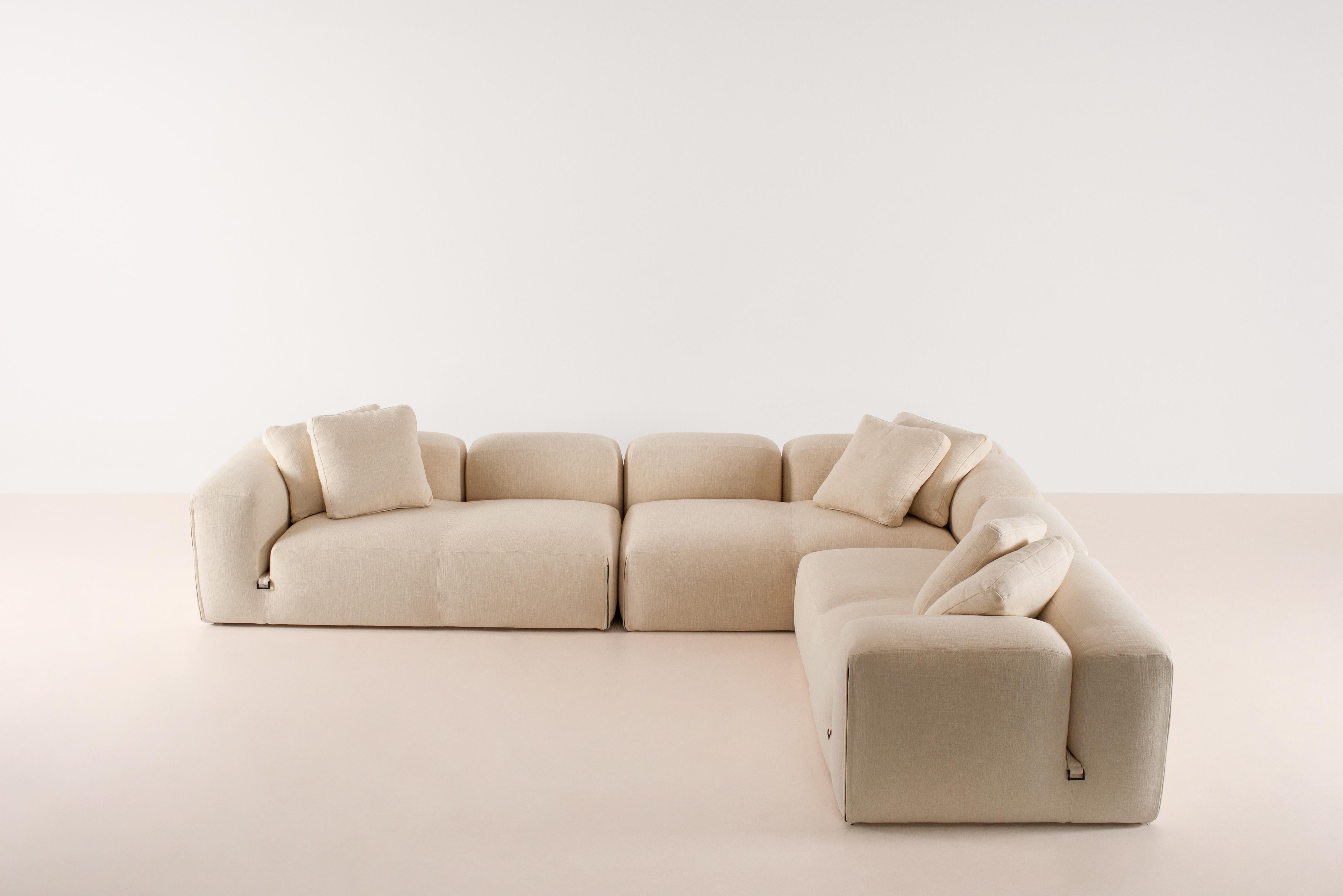 Anpassbares Tacchini Le Mura XL Modular Sofa von Mario Bellini (Italienisch) im Angebot