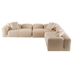 Customizable Tacchini Le Mura XL Modular Sofa by Mario Bellini