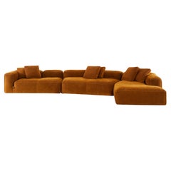 Customizable Tacchini Le Mura XL Modular Sofa by Mario Bellini