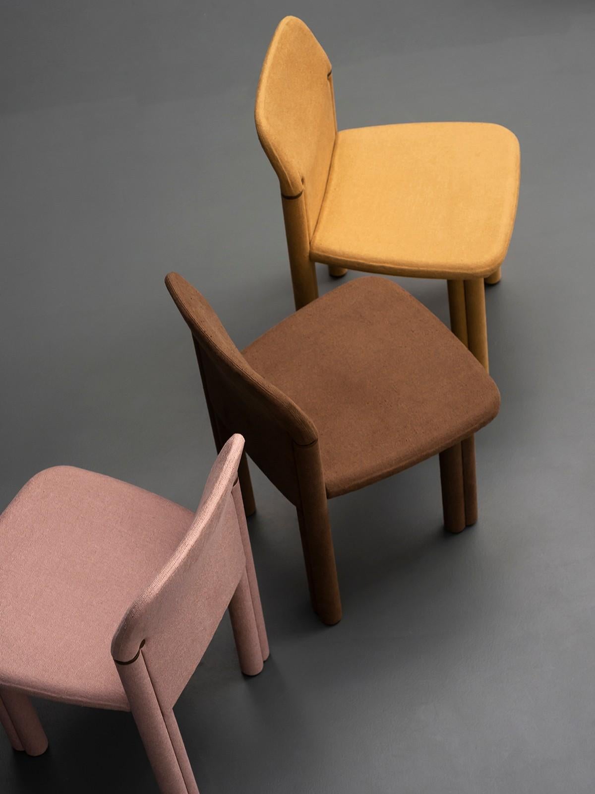 Textile Customizable Tacchini Sempronia Chair by Tobia Scarpa For Sale