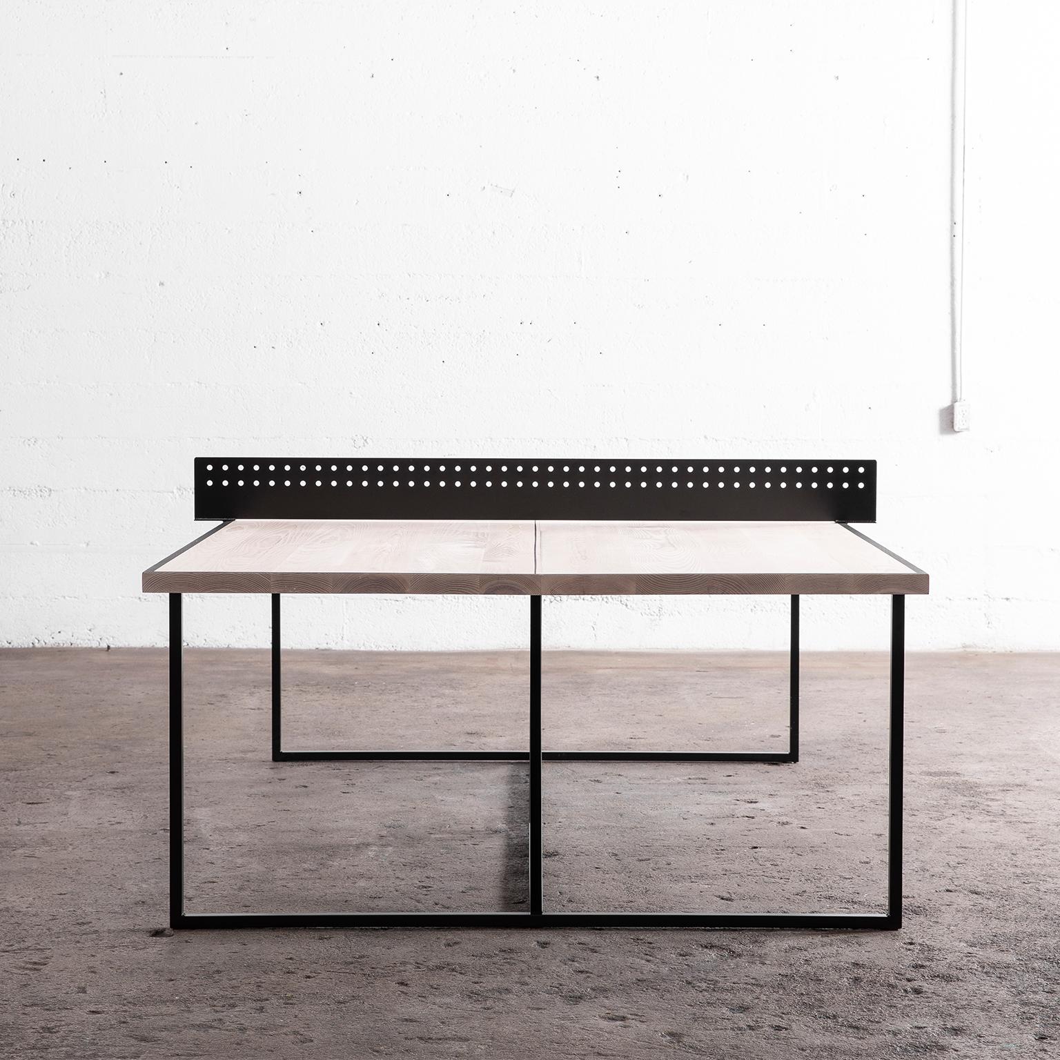 Anpassbarer moderner „The Break“ Ping Pong-Tisch (Gemalt) im Angebot