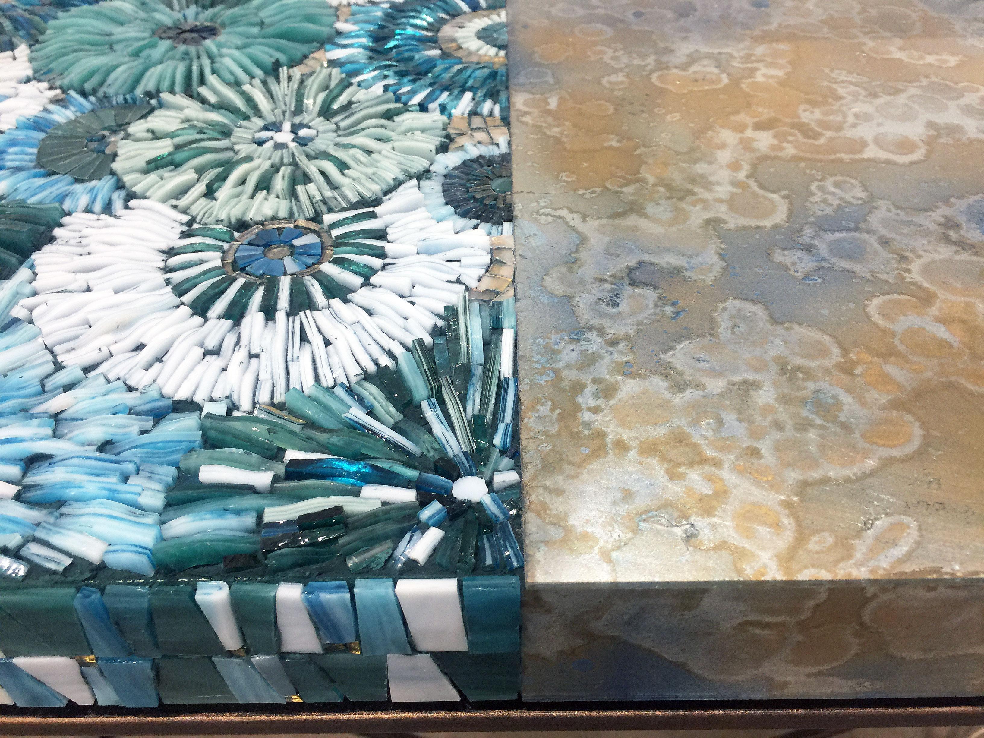 mosaic console table