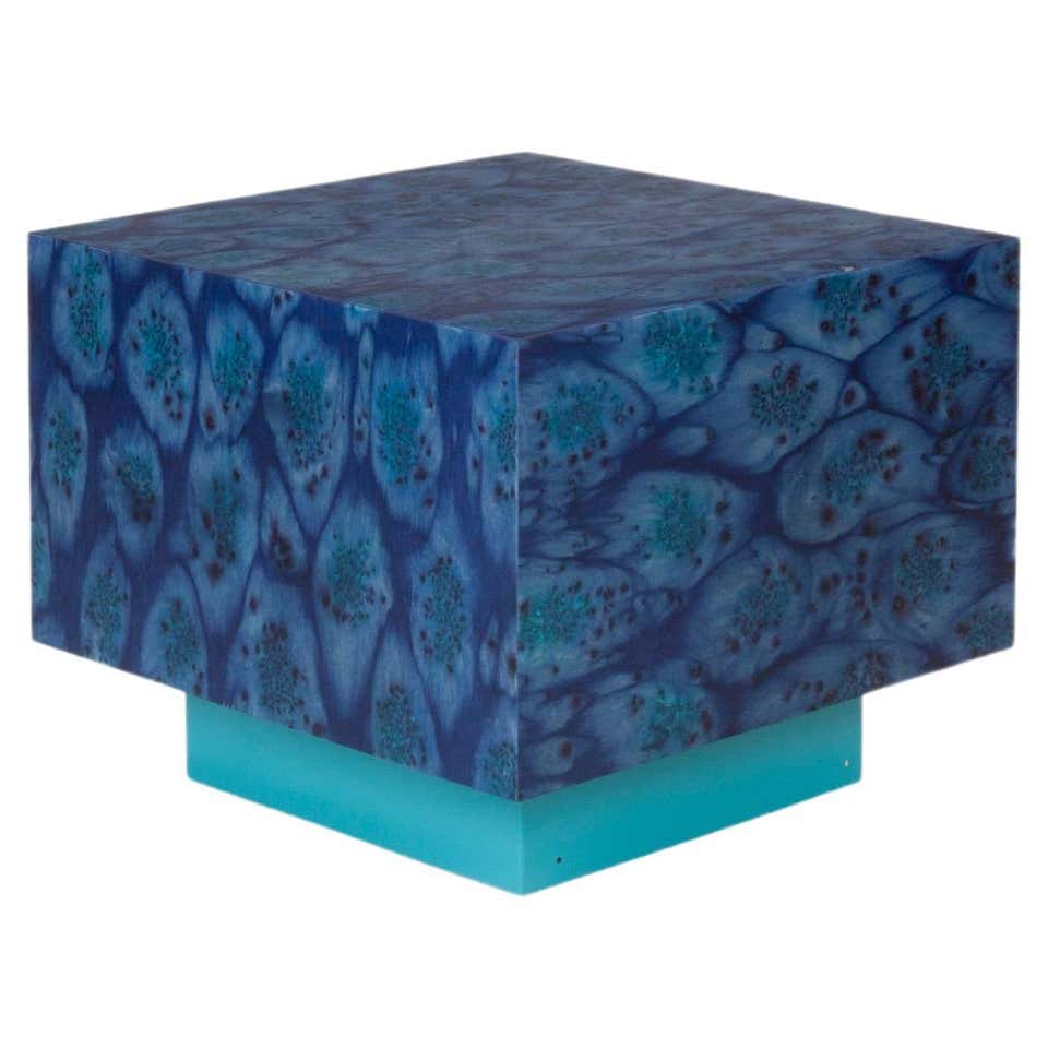 Translucent Pastel Hand Dyed Acrylic Tone Table by Sohyun Yun, Blue ...