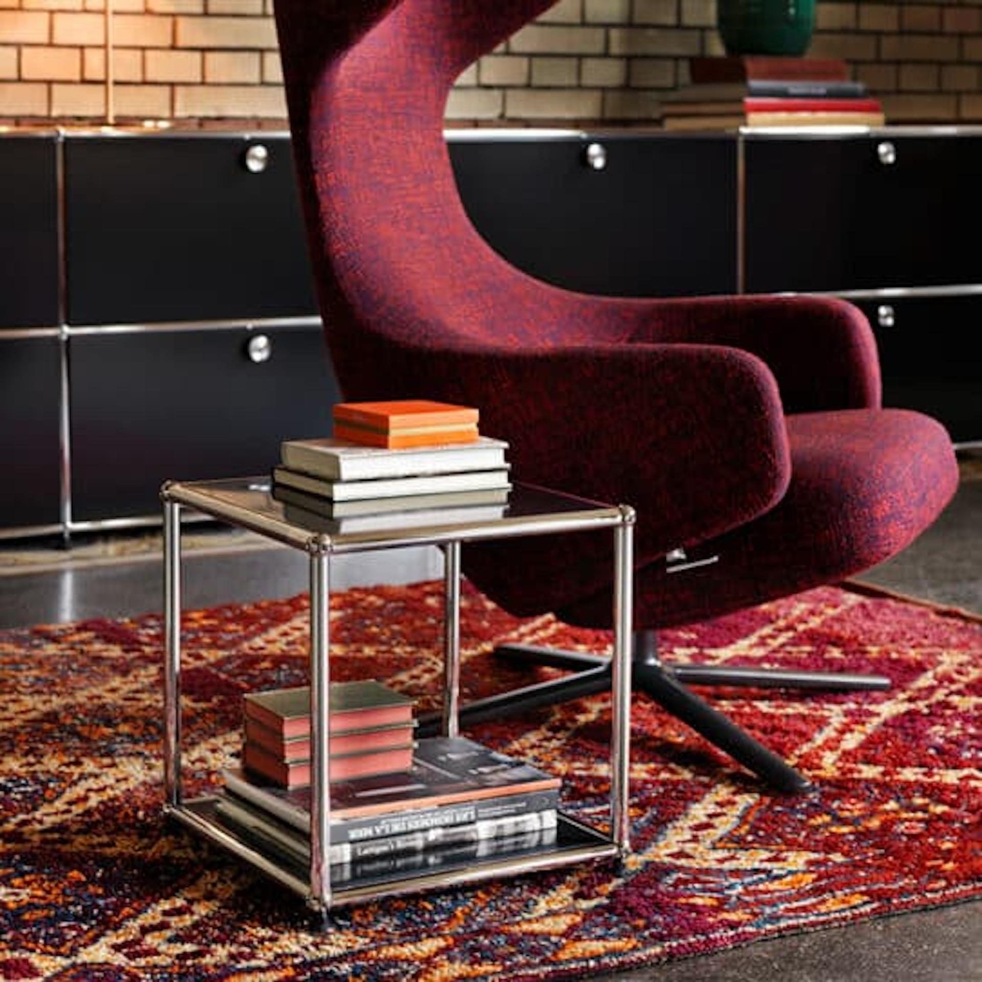 Customizable USM Haller side table (M21) by Fritz Haller and Paul Schaerer For Sale 4