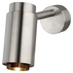 Customizable Wall Lamp 'Donya Pivot Reflector' by Anour, Brushed Steel