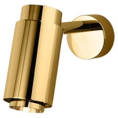 Lampada da parete personalizzabile 'Donya Pivot Reflector' di Anour, Ottone Lucido