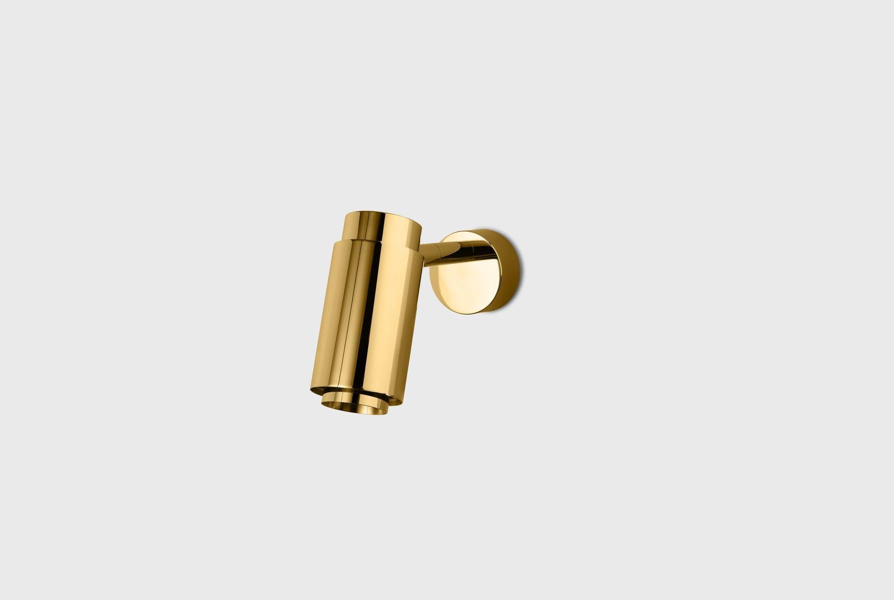 Lampe murale personnalisable 'Donya Pivot Reflector' par Anour, acier poli en vente 9
