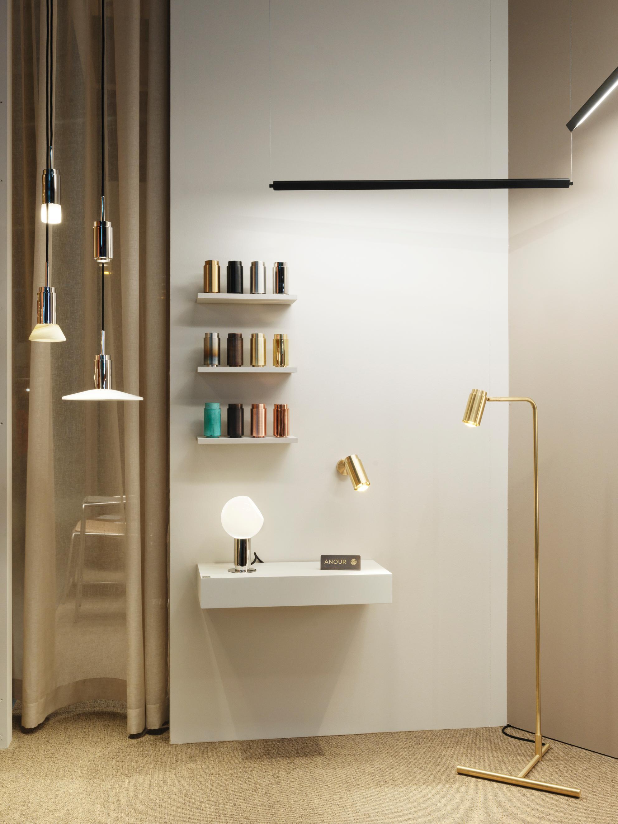 Applique personnalisable 'Donya Pivot Reflector', acier poli, plaque arrière en vente 1