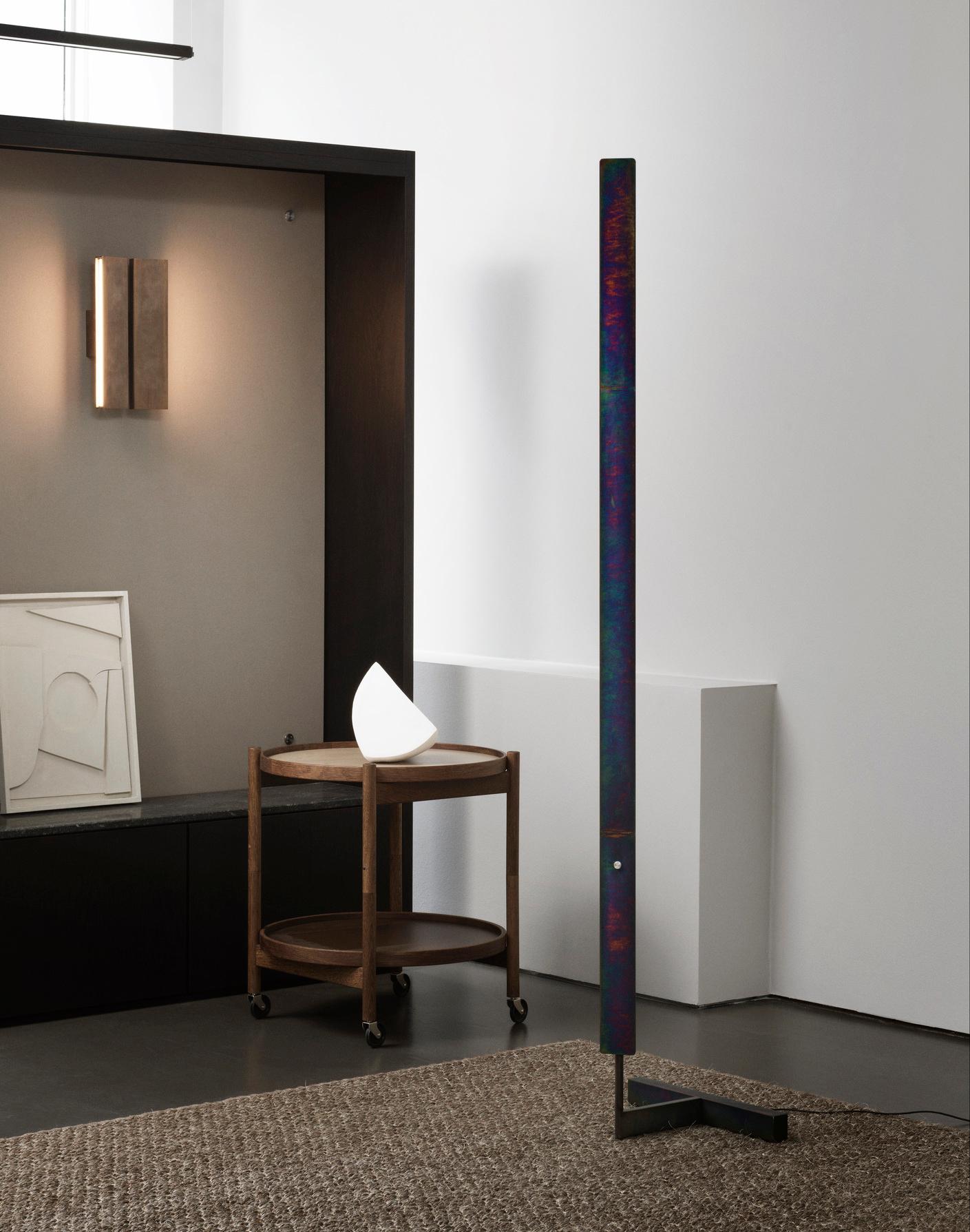 Lampe murale personnalisable 'Papilio' by Anour, Double, Browned Brass en vente 1