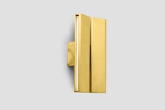 Customizable Wall Lamp 'Papilio' by Anour, Double, Brushed Brass