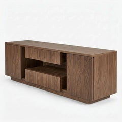 Personalisierbares Nussbaum-Sideboard mit zentralem Öffnungsfach, Riva 1920