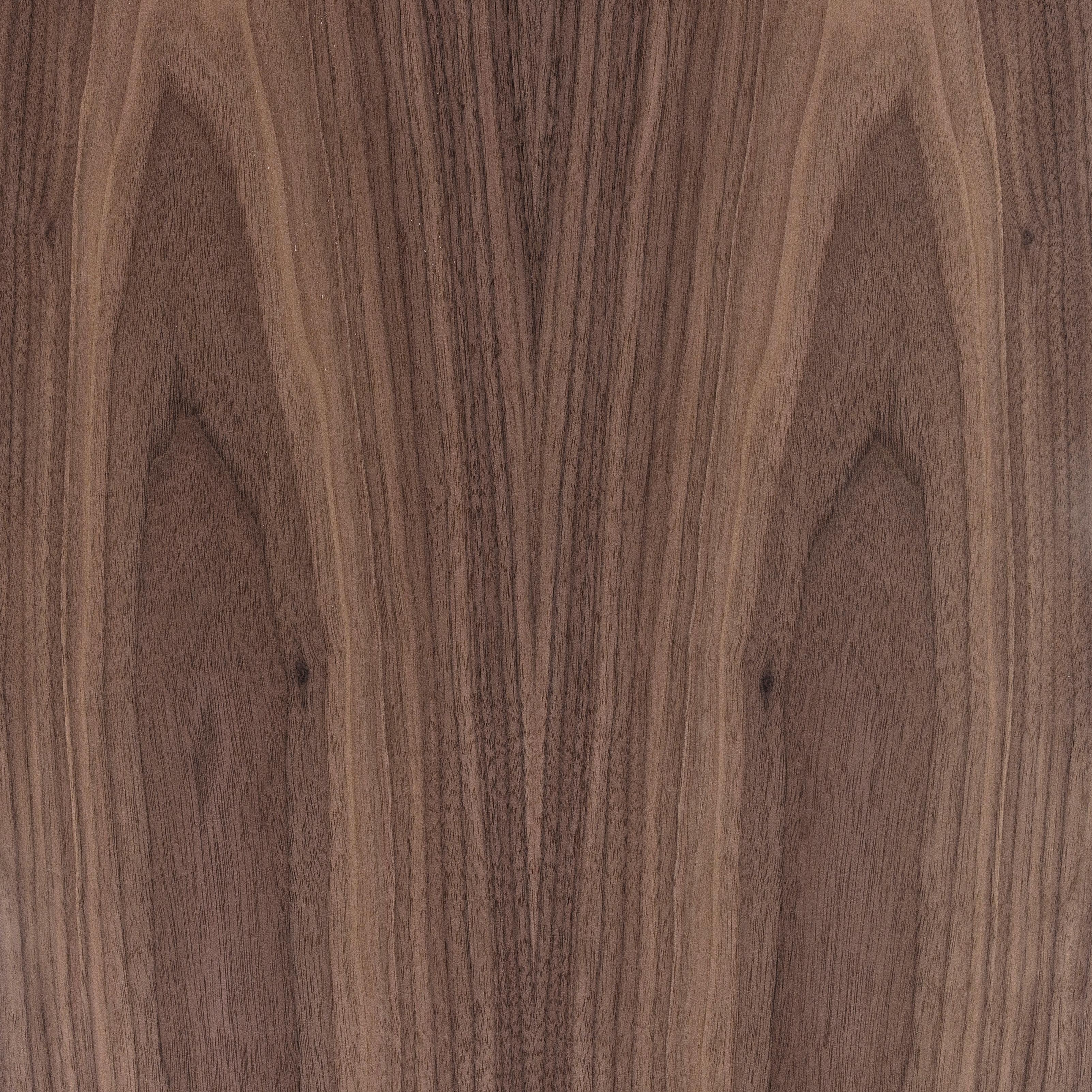Customizable Walnut Veneer Console Table with Minimalist Design – Gugge Line For Sale 1