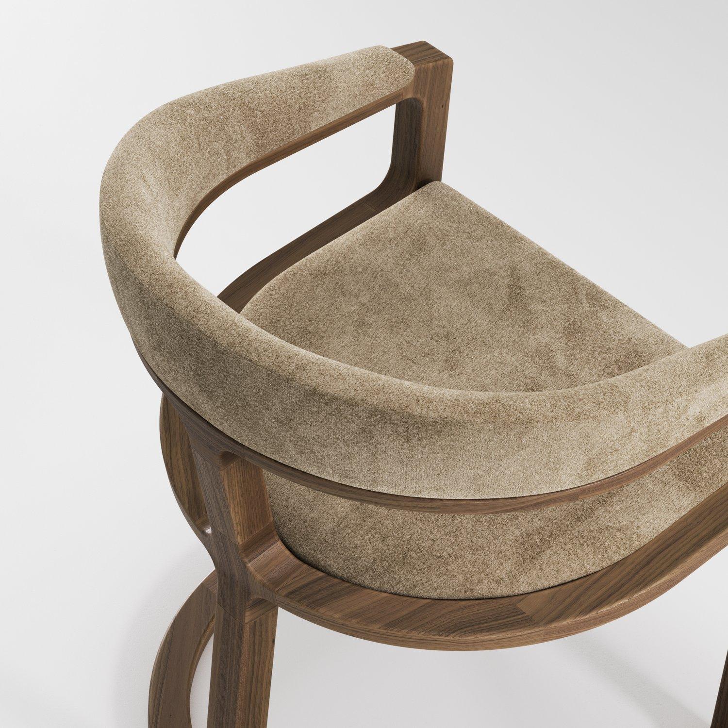 Sedia Kobe in Wewood personalizzabile di DANIEL SOUSA in vendita 3