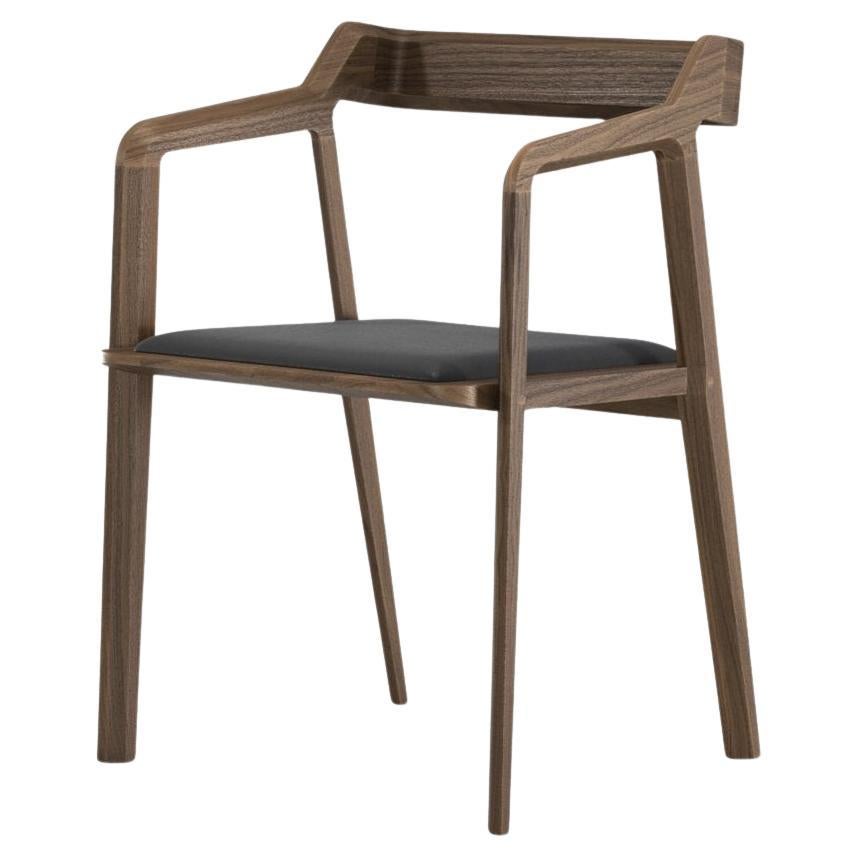 Customizable Wewood Kundera Walnut Chair by STUDIO GUD
