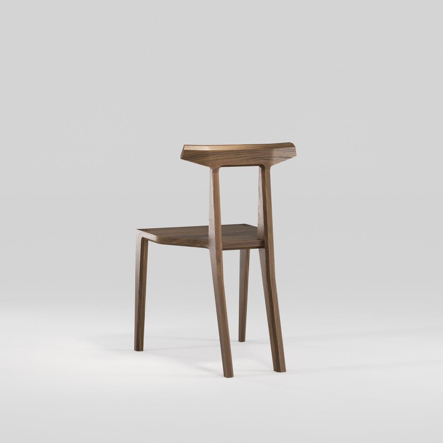 Customizable Wewood Orca Oak & Leather Chair by STUDIO GUD For Sale 4