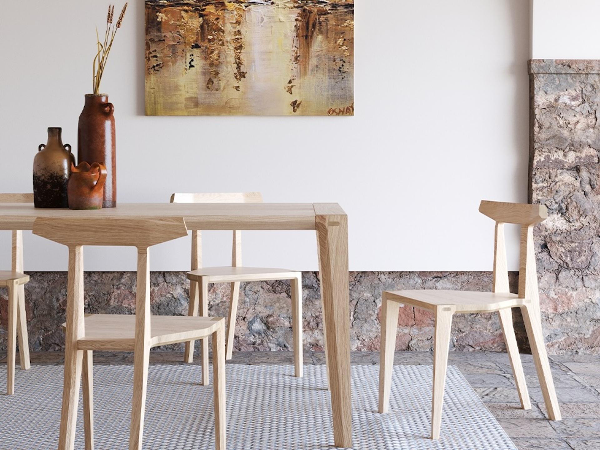 ORCA CHAIR
Orca is an all-wood chair, that achieves lightness and elegance through design, but also strength and comfort through materials and craft techniques.

The combination of joinery and high technology made possible to develop its unusual and