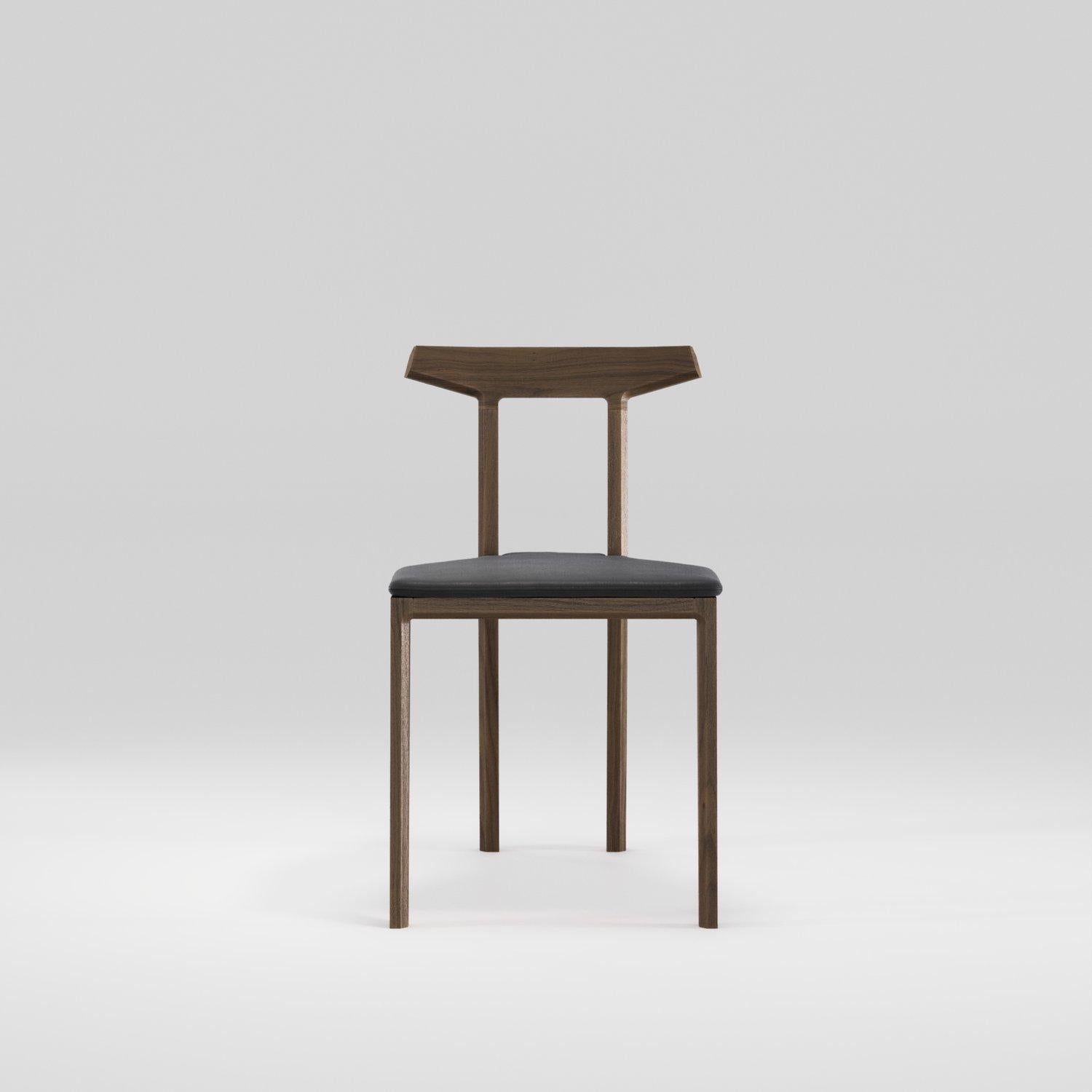 Customizable Wewood Orca Oak & Leather Chair by STUDIO GUD For Sale 3