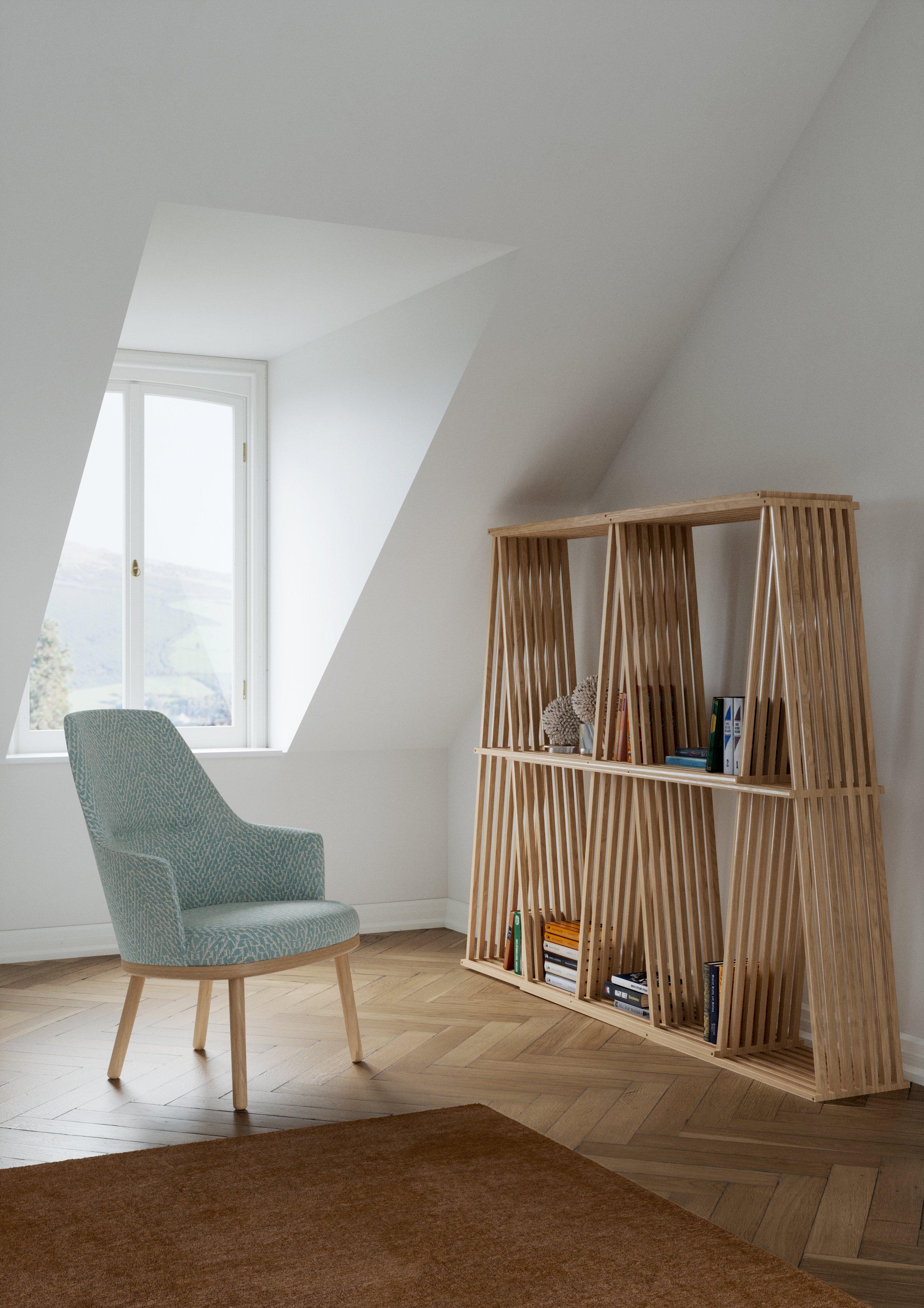 XXI secolo e contemporaneo Libreria personalizzabile Wewood X2 di LAURINDO MARTA in vendita