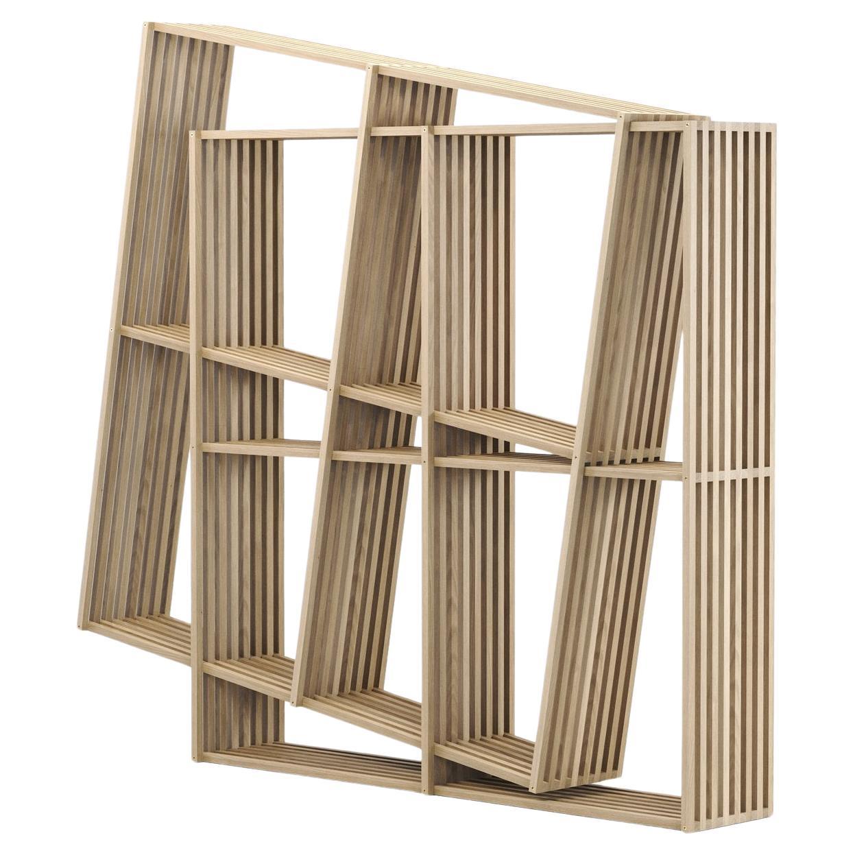Customizable Wewood X2 Bookshelf by LAURINDO MARTA