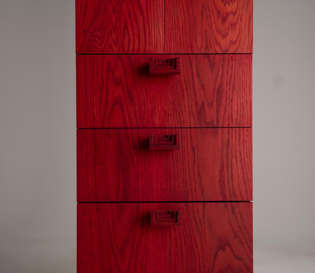 American Customizable White Oak Castleton Armoire  by Cultivation Objects For Sale