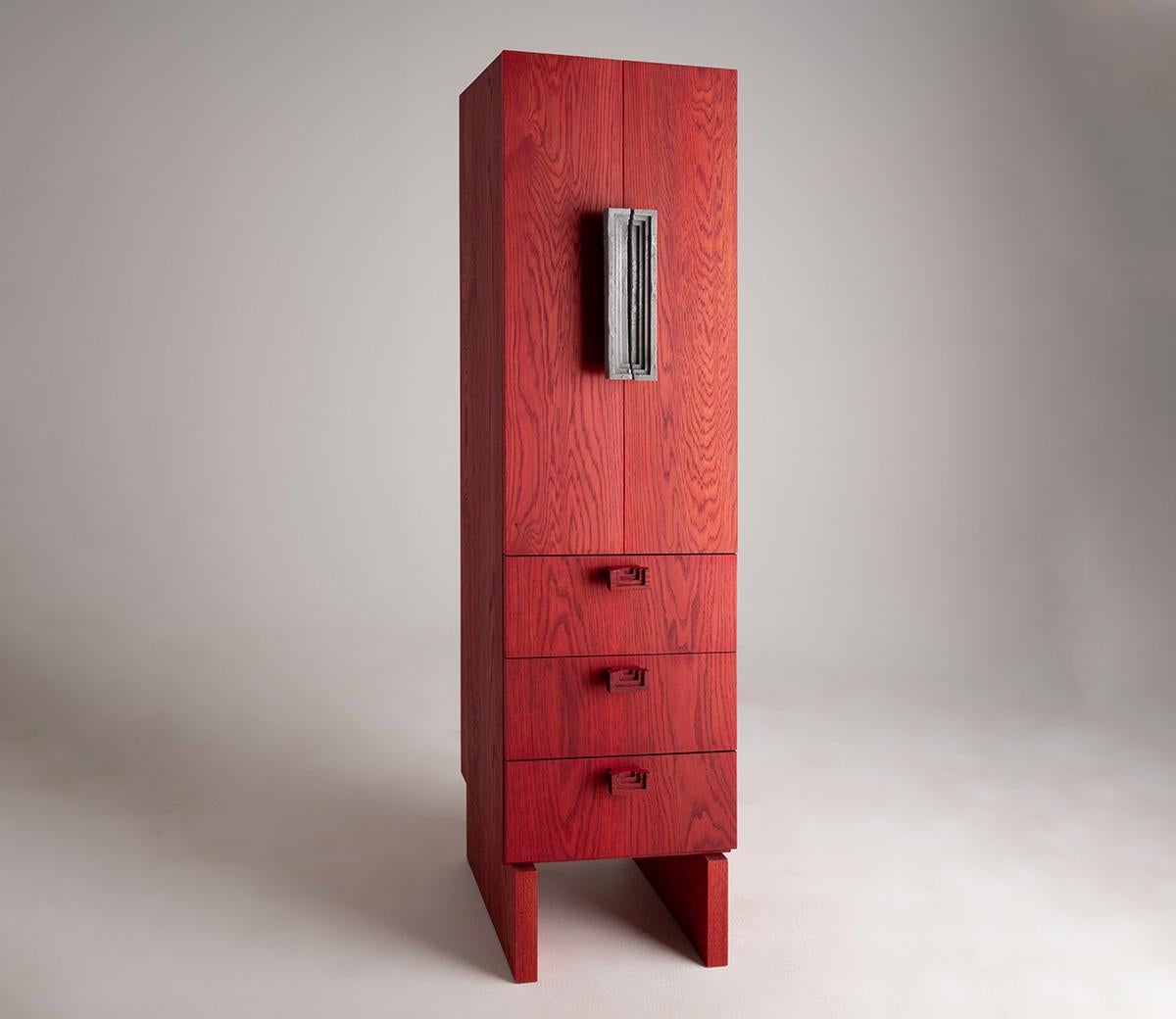 Customizable White Oak Castleton Armoire  by Cultivation Objects In New Condition For Sale In Brooklyn, NY