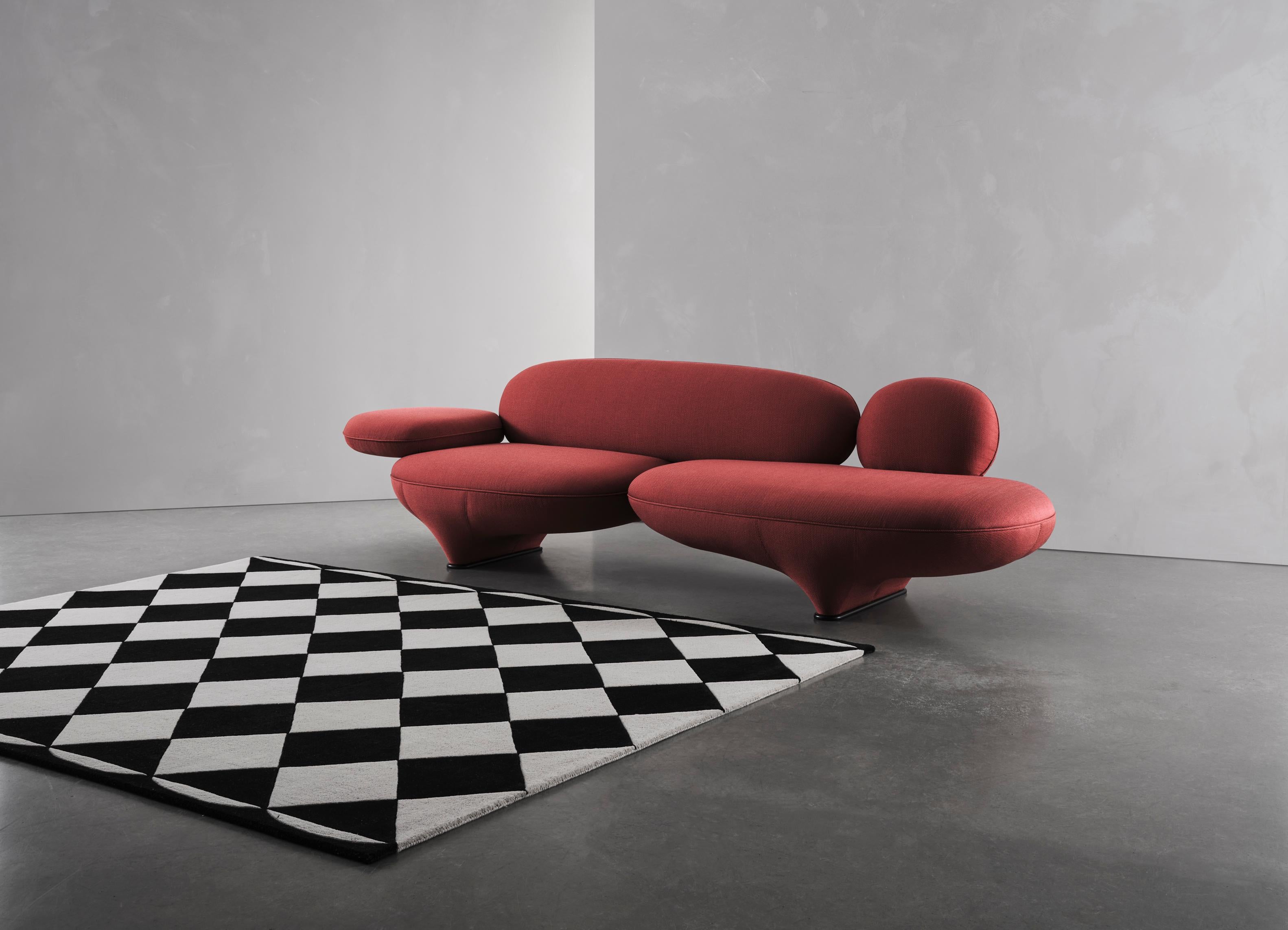 Textile Customizable Wittmann Figure Sofa by Luca Nichetto For Sale