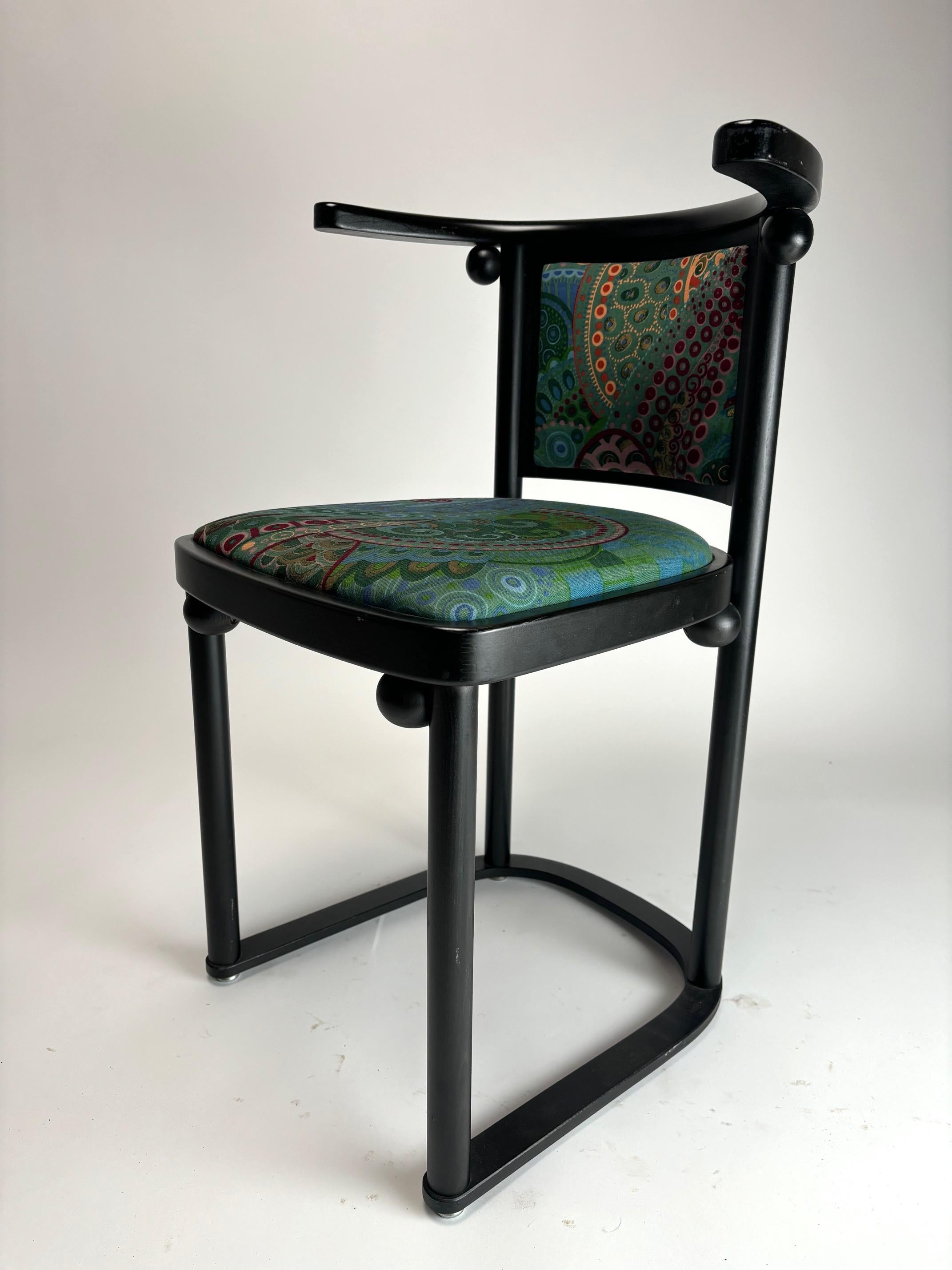 2 Wittmann Fledermaus Chairs by Josef Hoffmann, Austria (Customizable) For Sale 2