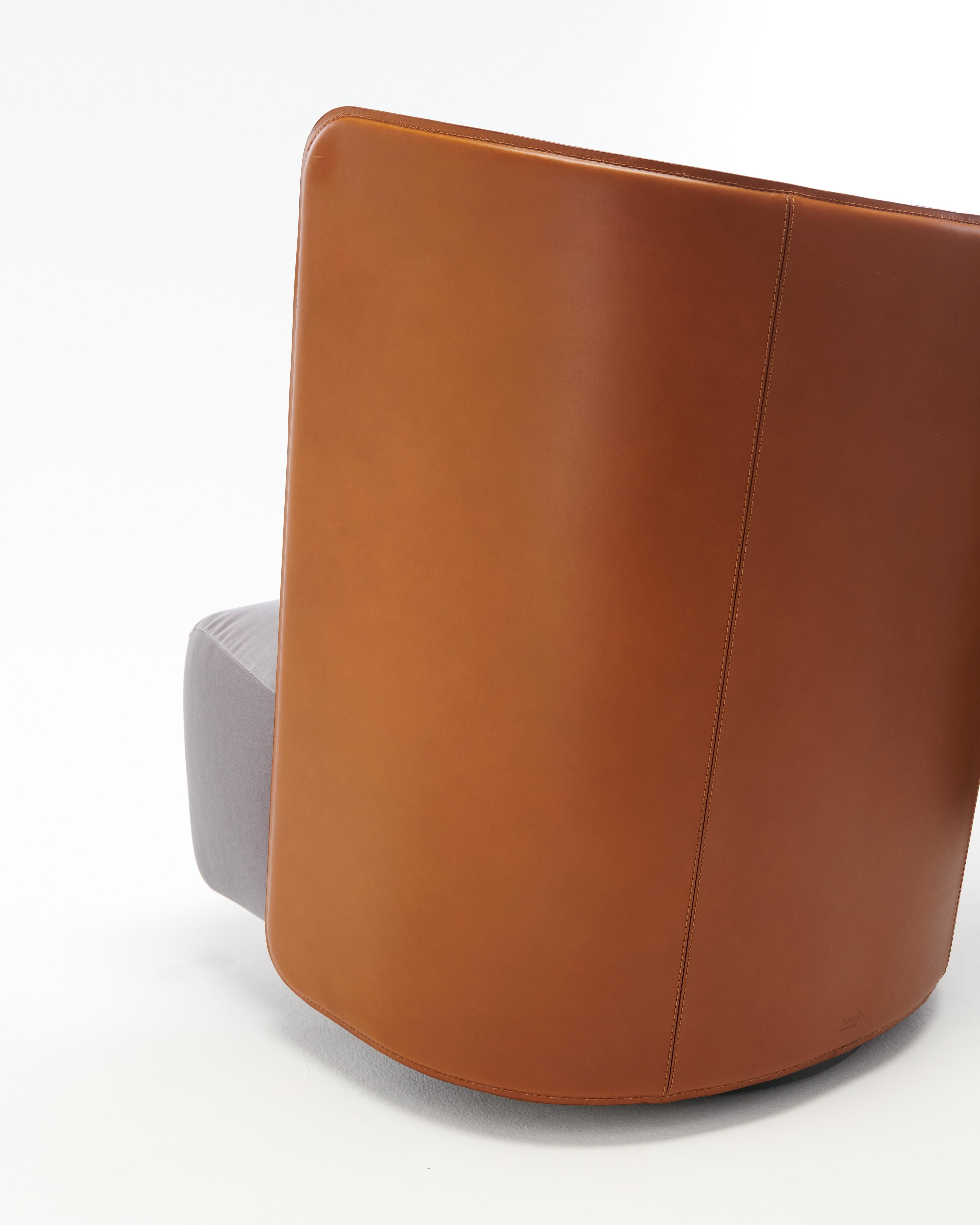 Anpassbarer Zanotta Campiello Drehsessel Design De Pas, D'Urbino, Lomazzi, Lomazzi im Angebot 6