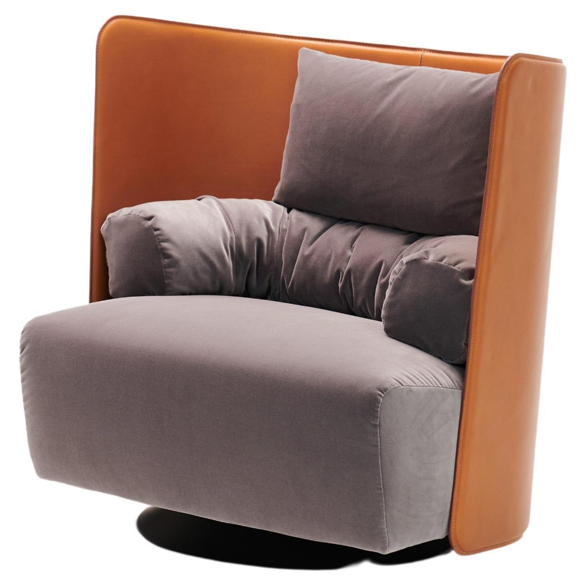 Customizable Zanotta Campiello Swivel Armchair Design De Pas, D'Urbino, Lomazzi