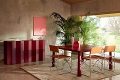 Customizable Zanotta Cowhide April Folding Chair by Gae Aulenti