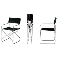 Customizable Zanotta Cowhide April Folding Chair by Gae Aulenti