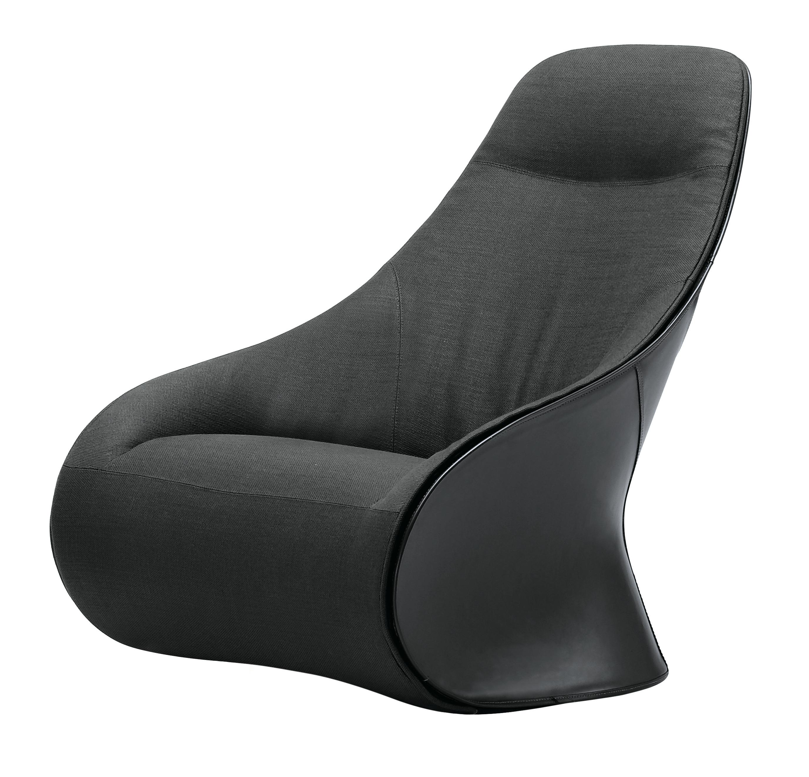 Customizable Zanotta Derby Chair & Ottoammn by Noé Duchaufour Lawrance For Sale 1